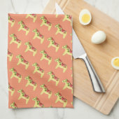 Rozen Dala Horse Kitchen Towels Theedoek (Quarter Fold)