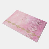 Rozen Damask Grunge - Deurmat, vloerkleed Deurmat (Schuin)