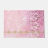 Rozen Damask Grunge - Deurmat, vloerkleed Deurmat (Voorkant)