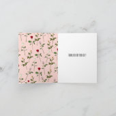  Rozen dank u Bedankkaart (Binnen)