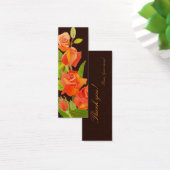 Rozen: dank u cadeau Label / Bladwijzer Mini Visitekaartjes (Bureau)