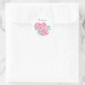 Rozen Dank u Sticker Elegante Rozen Dank u (Tas)