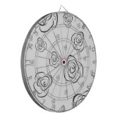 Rozen Dartbord (Voorkant Links)