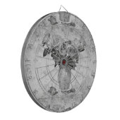 Rozen Dartbord (Voorkant Links)