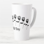 ROZEN DE HELE DAG LATTE MOK (Rechterhoek)