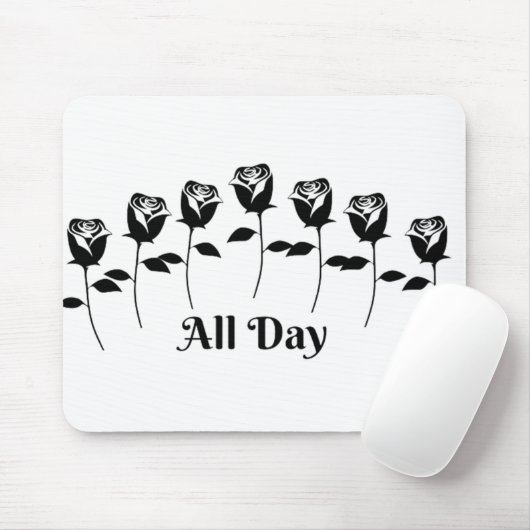 ROZEN DE HELE DAG MUISMAT (Met muis)