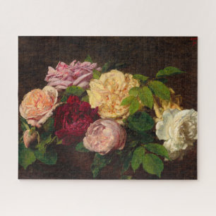 Rozen de Nice op een tafel van Henri Fantin-Latour Legpuzzel