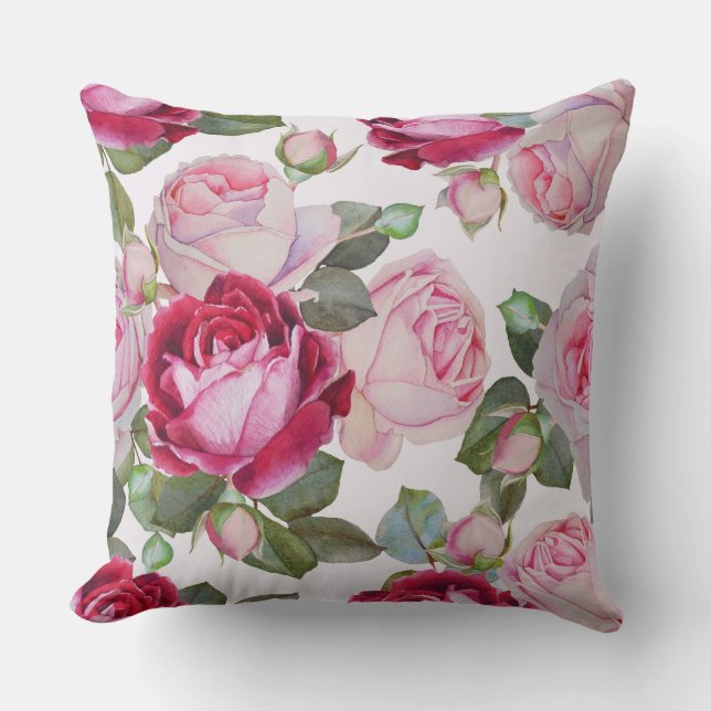 Rozen Decoratief Pillow Kussen (Voorkant)