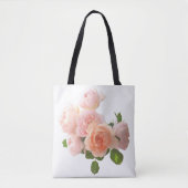 Rozen Design Custom Moderne Elegant Sjabloon Tote Bag (Voorkant)