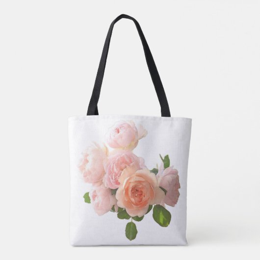 Rozen Design Custom Moderne Elegant Sjabloon Tote Bag (Achterkant)