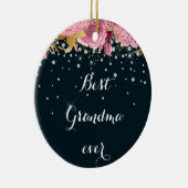 rozen diamant foto beste oma keramisch ornament (Rechts)