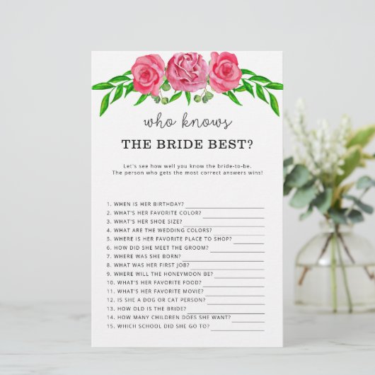 Rozen die het beste spel kennen (Staand voorkant)