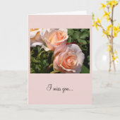Rozen die u missen kaart (Gele Bloem)
