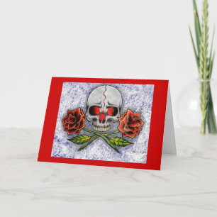 Rozen doden! Birthday-kaart Kaart