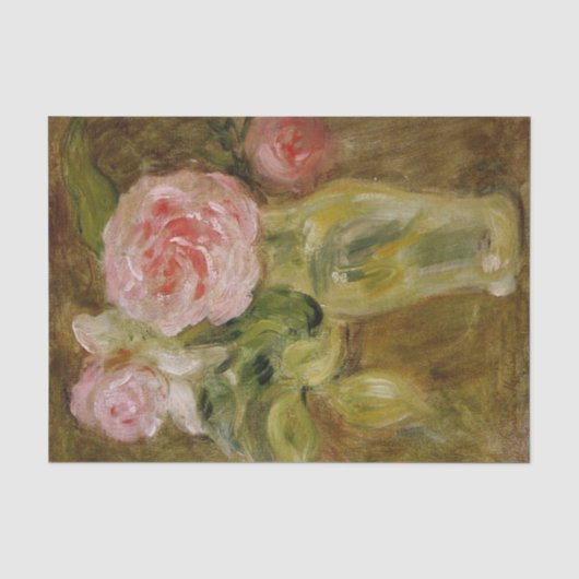 Rozen door Berthe Morisot Tissuepapier (Voorkant)