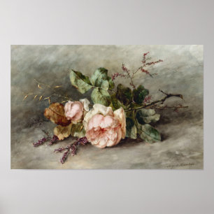 Rozen door Margaretha Roosenboom Print