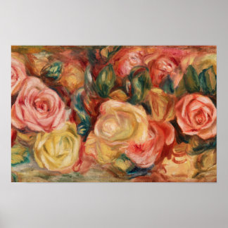 Rozen door Pierre-Auguste Renoir Poster