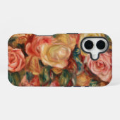 Rozen door Renoir Impressionistisch iPhone 16 Hoesje (Achterkant horizontaal)