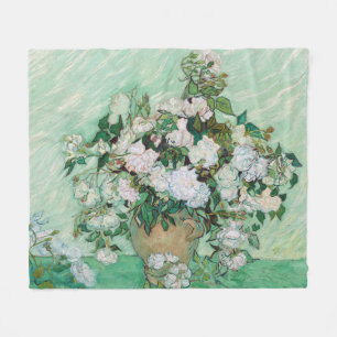 Rozen door Vincent van Gogh Fleece Deken