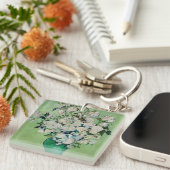 Rozen door Vincent Van Gogh Sleutelhanger (Voorkant Rechts)