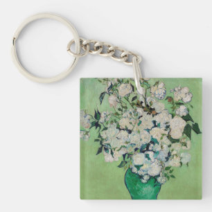 Rozen door Vincent Van Gogh Sleutelhanger