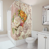  Rozen Douchegordijn (In situ)