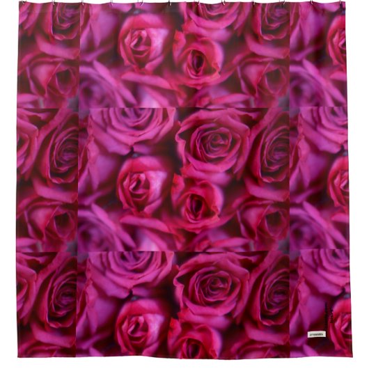Rozen Douchegordijn (Voorkant)