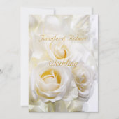 Rozen Dream Wedding Uitnodiging (Voorkant)