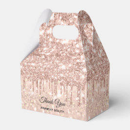 Rozen drift Glitter Sweet 16th Vrijgezellenfeest F Bedankdoosjes