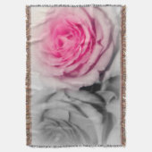 Rozen Drijfband/roze & grijs Deken (Voorkant Verticaal)