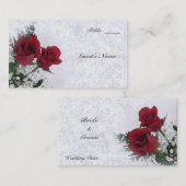 Rozen Droom Trouwtafel Zitplaatsen Plaatskaartje (Voorkant / Achterkant)