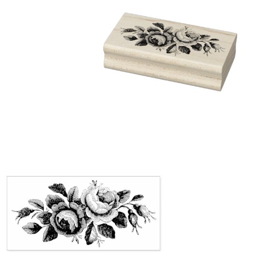 Rozen Ebbel Rubber Kunststempel Rubberstempel (Gestempeld)