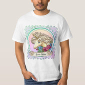 Rozen eenhoorn t-shirt (Voorkant)