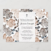  Rozen Eerste Communie Doop Kaart (Voorkant / Achterkant)