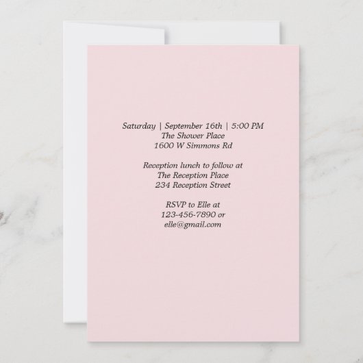 Rozen Eerste uitnodiging van de gemeenschap (Achterkant)