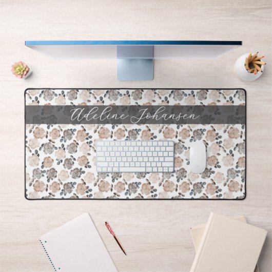 Rozen Elegant Patroon Bureaumat (Kantoor 1)