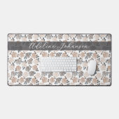 Rozen Elegant Patroon Bureaumat (Keyboard & Muis)