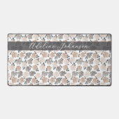 Rozen Elegant Patroon Bureaumat (Voorkant)