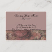 Rozen Elegant Visitekaartje (Achterkant)