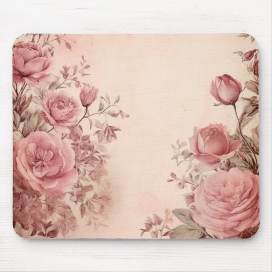 Rozen Elegantie Muismat (Voorkant)