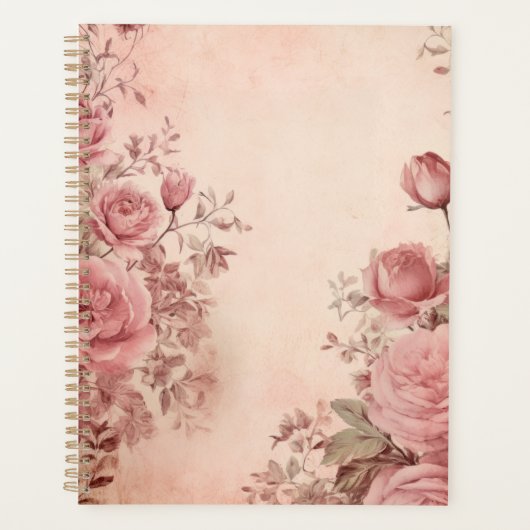 Rozen Elegantie Planner (Voorkant)