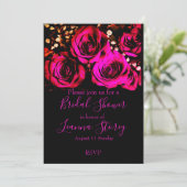 Rozen en Baby Kaart (Staand voorkant)