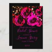 Rozen en Baby Kaart (Voorkant / Achterkant)