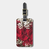 Rozen en babyluiers bagagelabel (Voorkant verticaal)