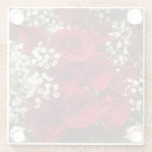 Rozen en baby's ademglas onderzetter (Achterkant)