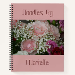 Rozen en babyzakboekje notitieboek