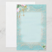 Rozen en bakkerij briefpapier (Voorkant / Achterkant)