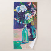Rozen en beeldjes, gauguin badhanddoek (Badhanddoek)