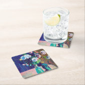 Rozen en beeldjes, gauguin kartonnen onderzetters (Insitu)