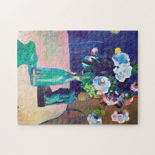 Rozen en beeldjes, gauguin legpuzzel (Horizontaal)
